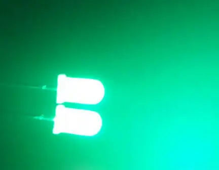 100 шт. 5 мм белые волосы чистый зеленый туман F5 Светодиодная лампа светодиод астигматизм Ultra Light Cube