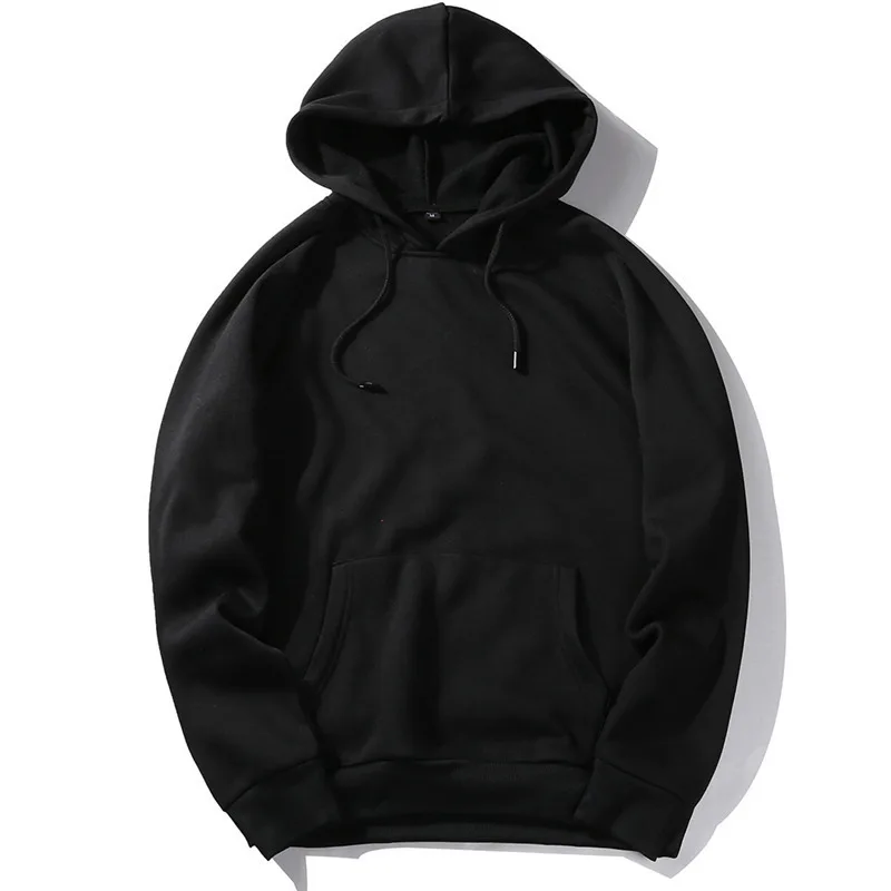 Black Fgkks модные брендовые мужские повседневные толстовки с капюшоном, осень, мужской однотонный пуловер с капюшоном, унисекс Повседневная Толстовка с капюшоном, топ для мужчин, европейский размер S-2XL - Цвет: Black
