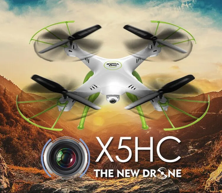 SYMA X5HC Drohne 2.0MP HD камера Aviao дроны Радиоуправляемый квадрокоптер Безголовый режим высокой фиксации функция 2,4 ГГц 4CH 6 осевой гироскоп Дрон