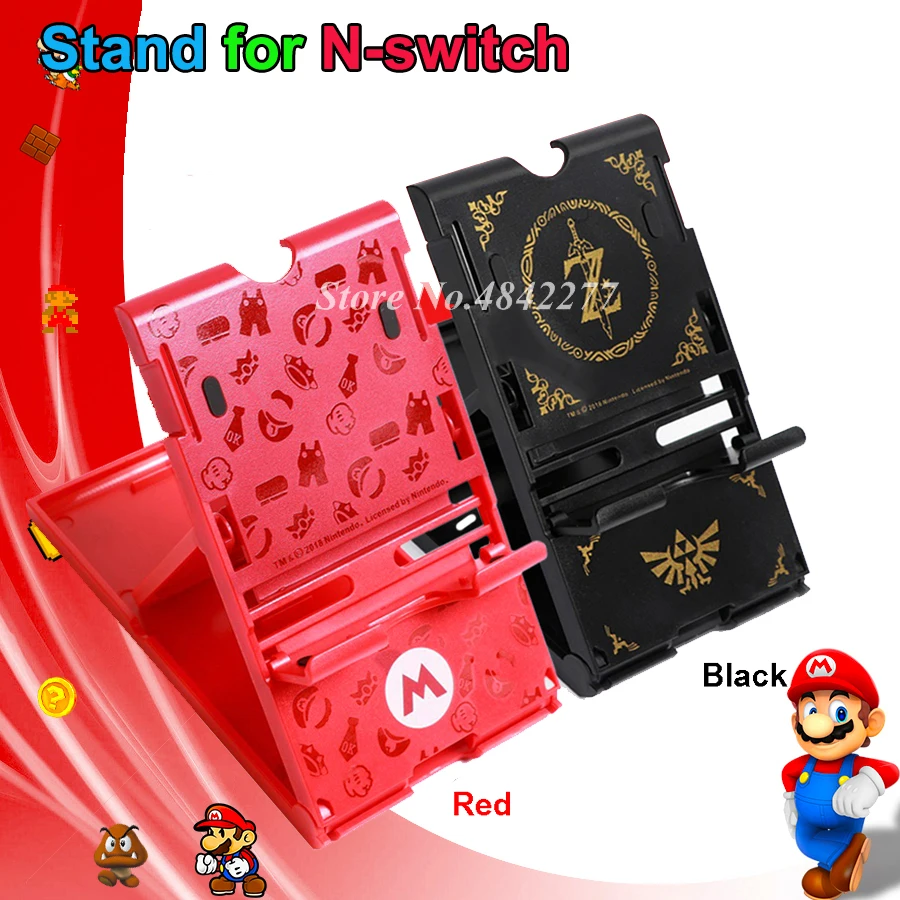 

Nintendoswitch Red/Black NS Adjustable Stand Nintendos Switch Holder Nintend Switch Accessories for Nintendo Switch Game