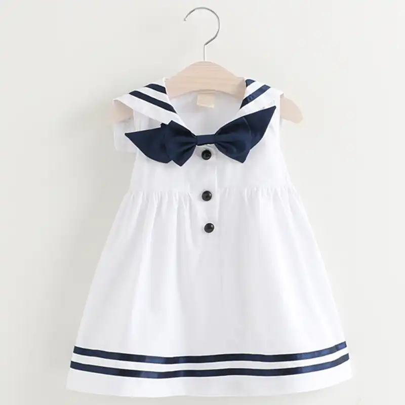 girls navy summer dress