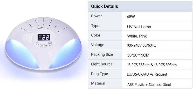 Новая модель Sun669 с двумя ручками умный автоматический датчик 48 Вт УФ светодиодный светильник для ногтей