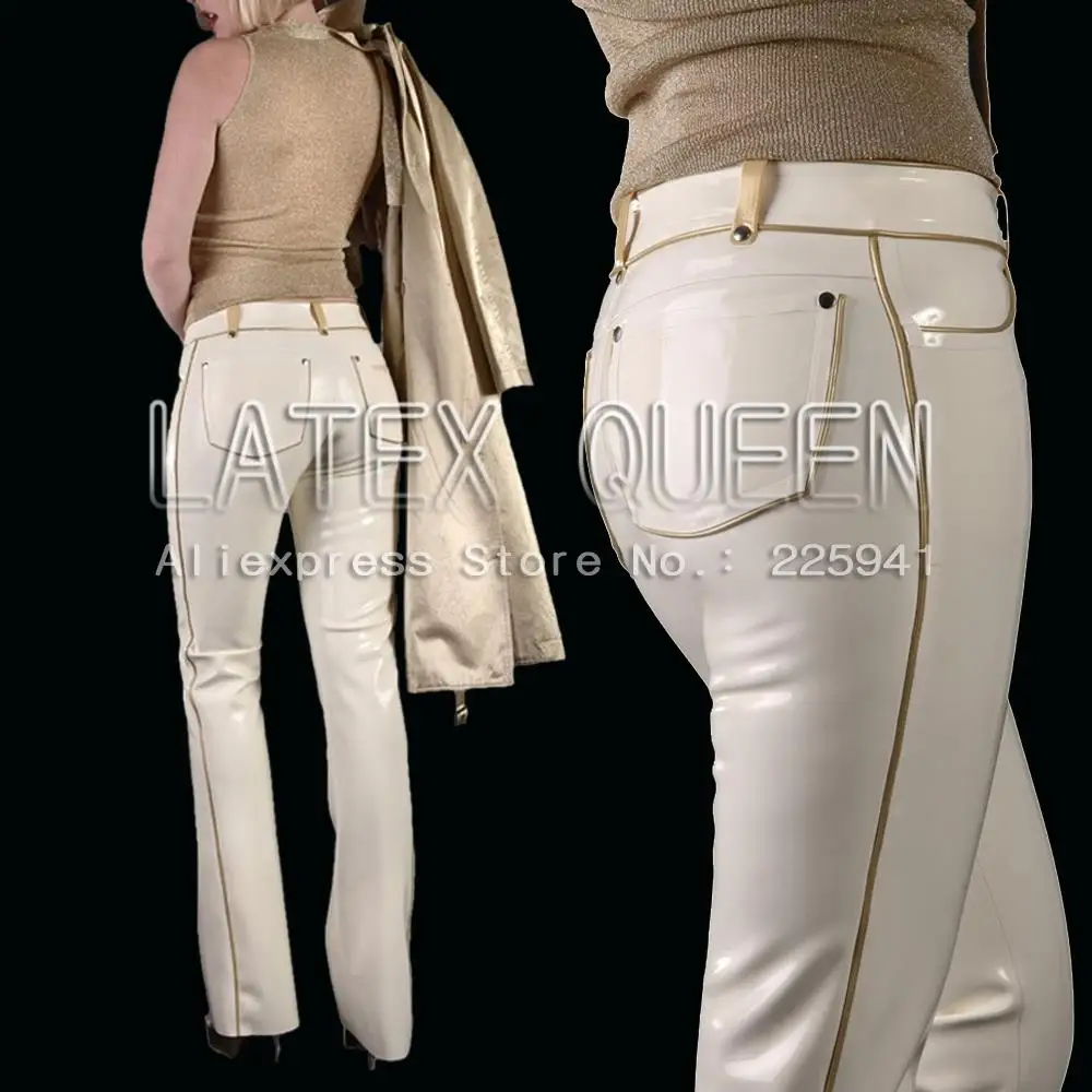 

attractive rubber trousers