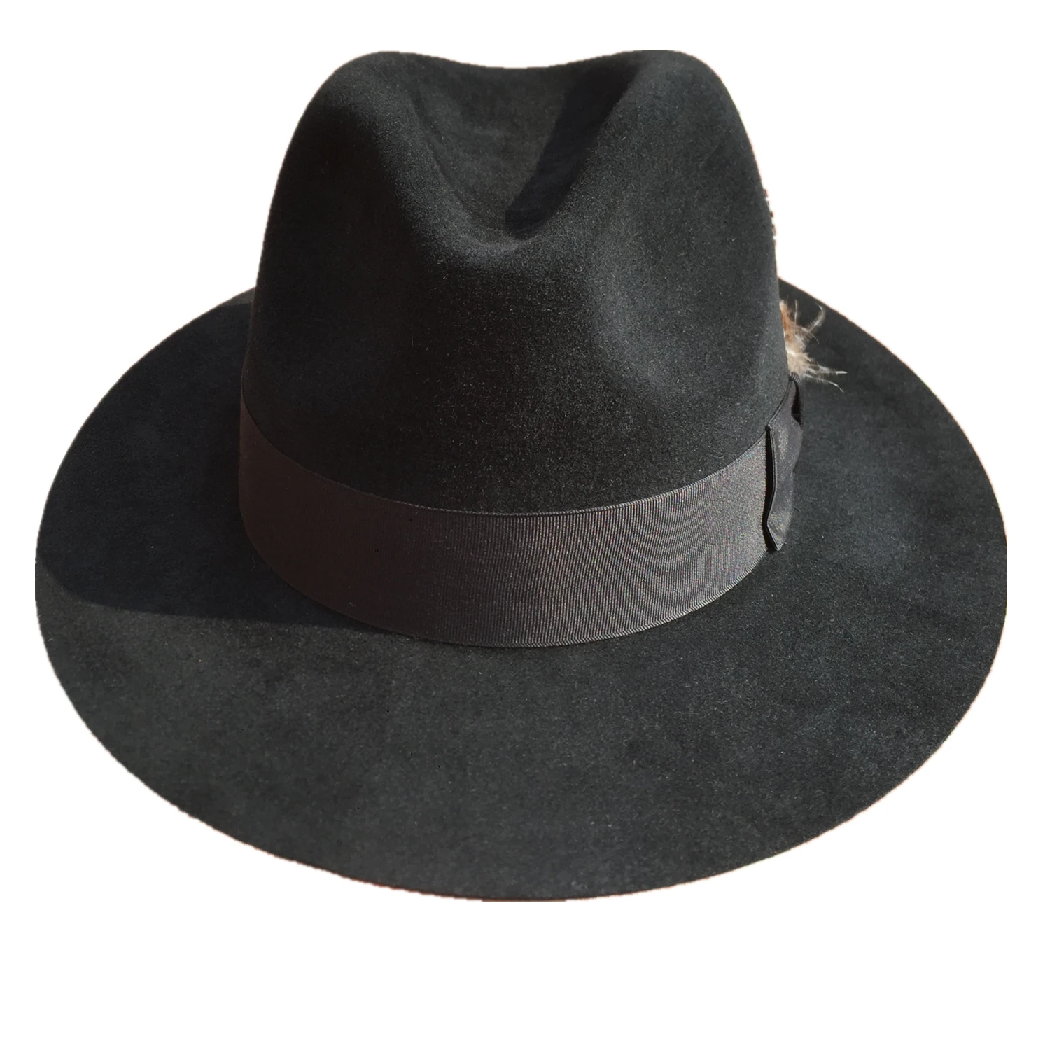 Mewah Angora Rabbit Topi Fedora 