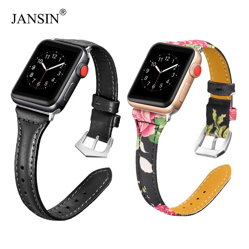 Для Apple watch band 42 мм 38 40 44 кожаный ремешок для часов спортивный series 5 4 3 2 1 браслет |