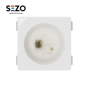 

10-1000pcs WS2812B RGB LED Chip 5050 SMD Black/White Version WS2812 IC Individually Addressable Digital Full Color DC5V
