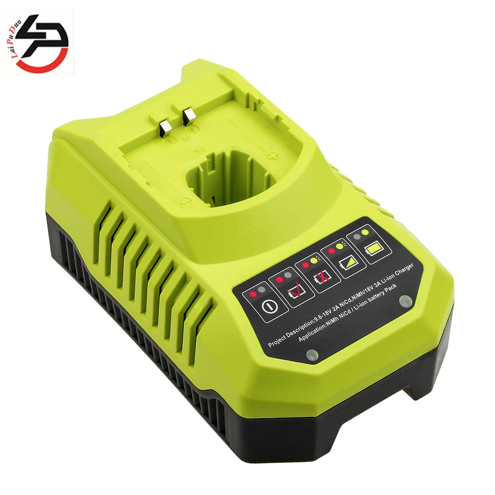 P117 Replacement Charger for All Ryobi 12V 18V Lithium Battery & Ni Cd NI MH Battery P100 P101