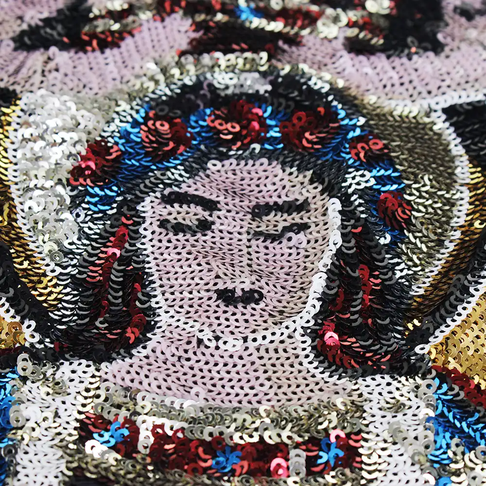 Large Sequin Fairy Virgin Mary Baby Angel Patches Embroidery Applique Brand Fashion Show Back Patches Jacket Patches Aliexpress