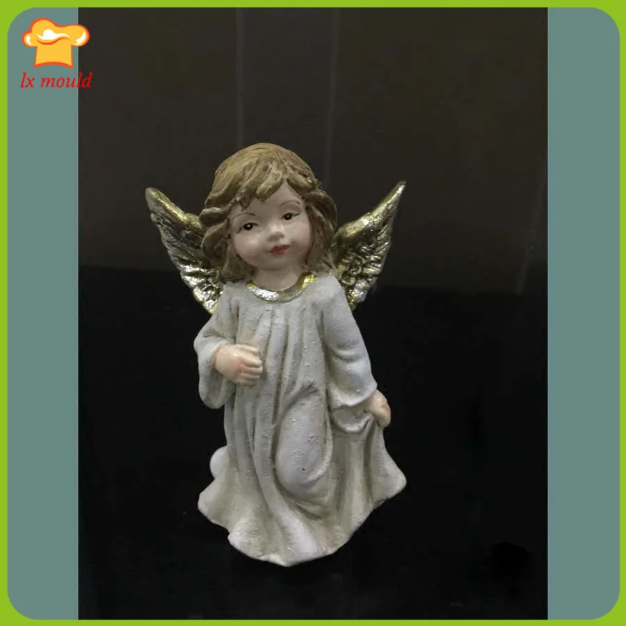 

3D girl silicone mold Angel silicone mold wing modeling sugar candy