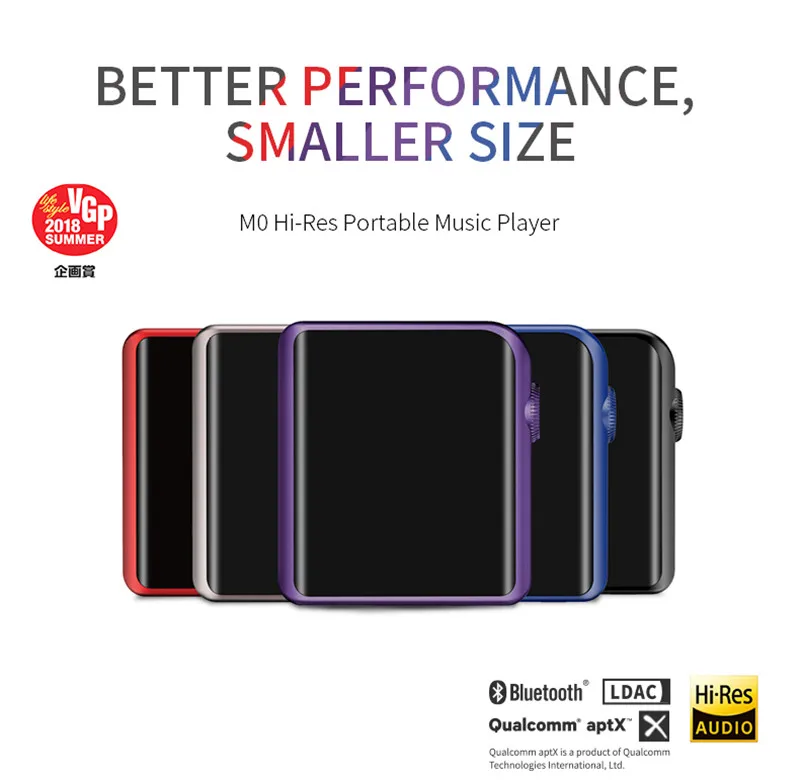 

Xiaomi ShanLing M0 Hi-Res Portable Music Player LG 1.54Inch Touch Screen Precise Control Support Bluetooth Wireless Era