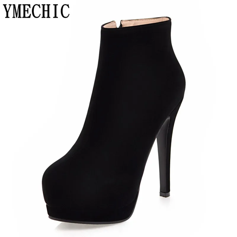 YMECHIC 2018 модные женские туфли на очень высоком каблуке платформе розовые красные