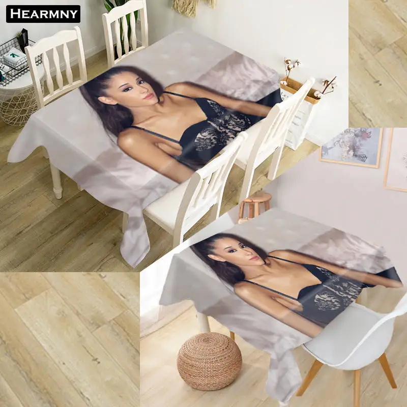 Заказная скатерть Ariana Grande-13 декораций для дома прямоугольные вечерние Чехлы для стола офисные простые больше размеров обеденный кухонный стол