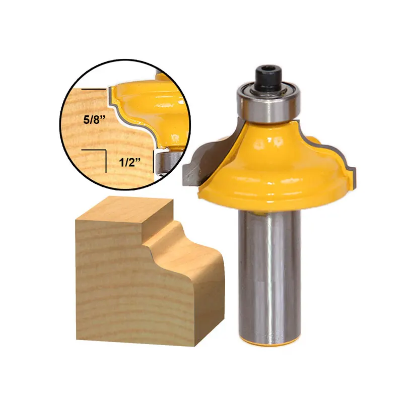 

1pcs Ogee Flute Edging and Molding Router Bit - Large - 1/2" Shank