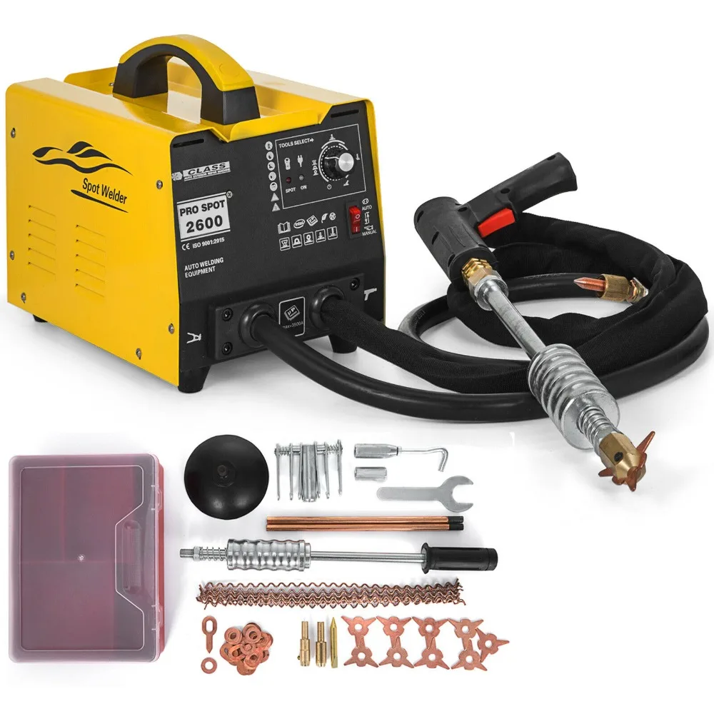 

GYSpot 2600 Spot Puller Bonnet Dent Repair Welder Welding Yellow Multispot