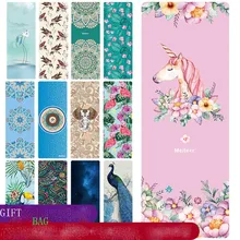 183 см x 61 см x 1 мм замшевый коврик для занятий йогой нескользящий коврик для спортзала для тренажерного зала фитнес-спорта Йога Пилатес Упражнения Йога коврики натуральный каучук Сверхлегкий