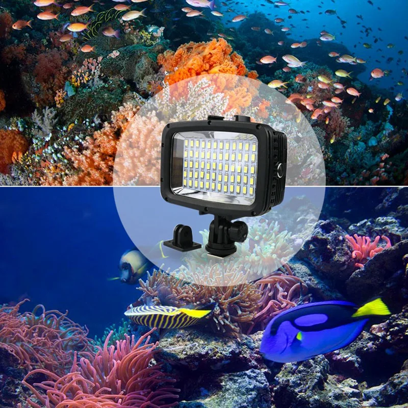 Для дайвинга, светодиодные, для видео свет 40 м водостойкая подводная светодиодная фотография Cctv камера освещение Led наружная камера s лампа