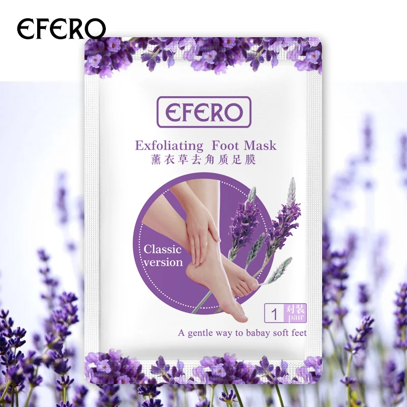30Pack EFERO Foot Mask Spa Socks For Pedicure Sosu Exfoliation Feet Care Cream Heels Cuticle Remover | Красота и здоровье