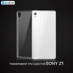 Прозрачный Мягкие TPU кремния 5.0for sony Xperia Z1 чехол для sony Xperia Z1 C6903 L39h C6902 сотовый телефон Обложка чехол