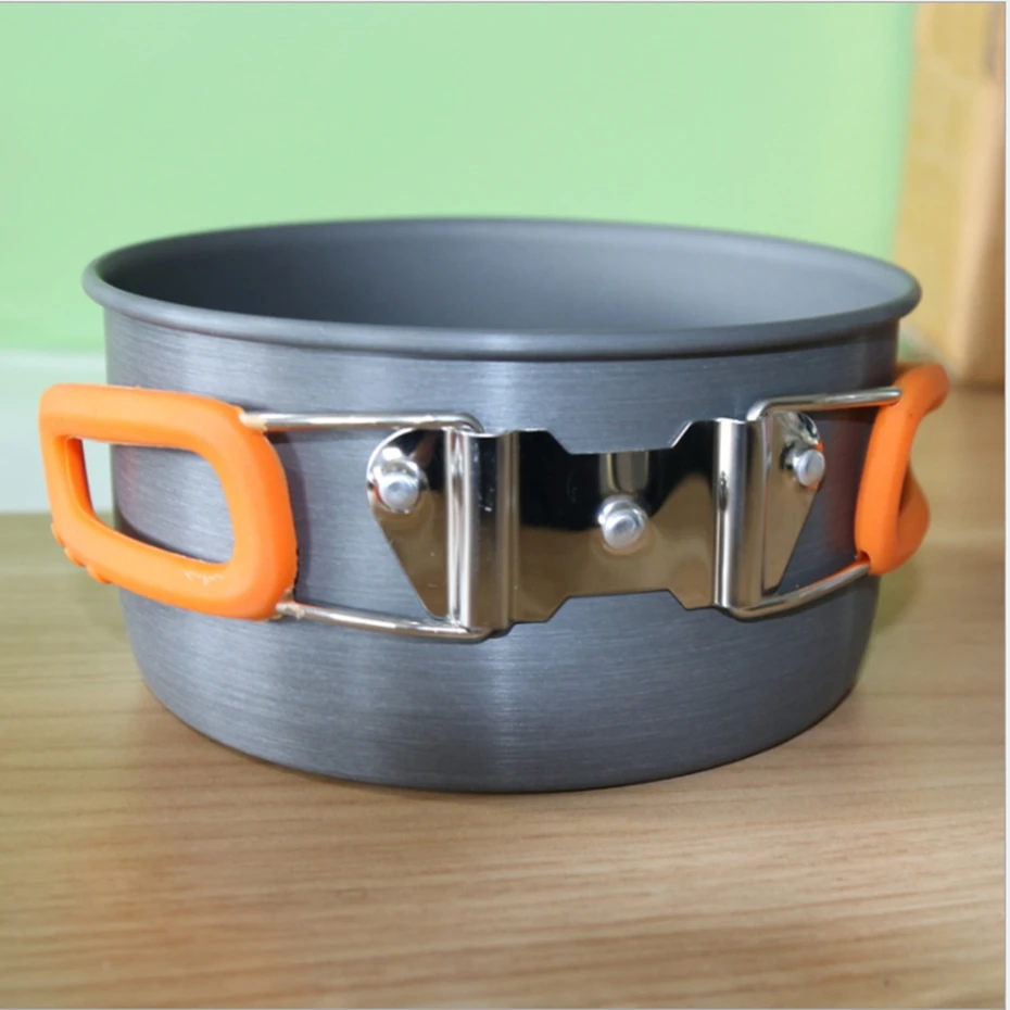 YINGTOUMAN alta calidad 8 piezas Backpacking cocina Picnic cocina de Camping al aire libre senderismo Cookware Bowl Pot Pan Set herramientas de cocina YINGTOUMAN alta calidad 8 piezas Backpacking cocina Picnic cocina de Camping al aire libre senderismo Cookware Bowl Pot Pan Set herramientas de cocina