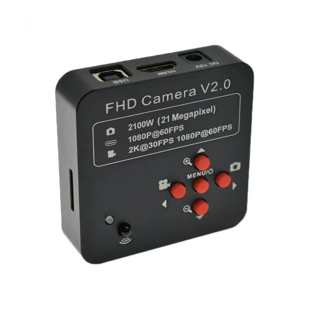 PDOK 21MP Full HD 1080P 60FPS HDMI USB лабораторный цифровой промышленный видео микроскоп камера