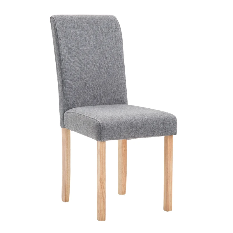

Modern minimalist wooden dining chair back chair fashion home coffee hotel lounge chair cloth art restaurant chair mail