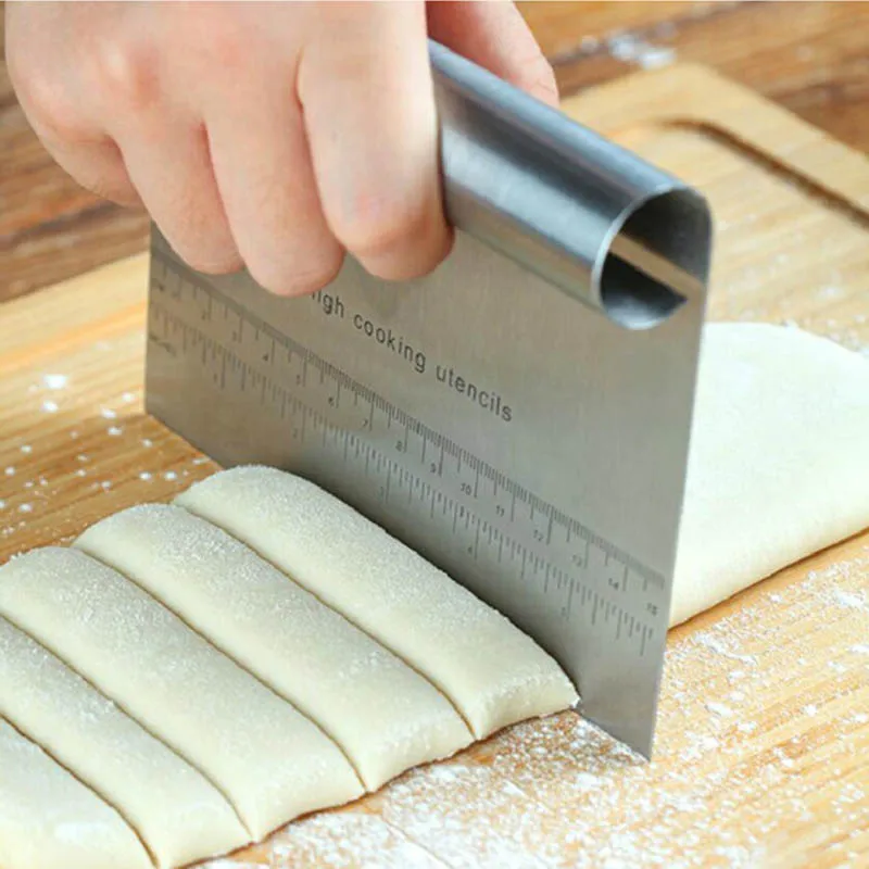 

Pizza Dough Scraper Cutter Dough Knife Divider Flour Pastry Cake Pizza Cutting Tools Fondant Cake Decoration Spatulas