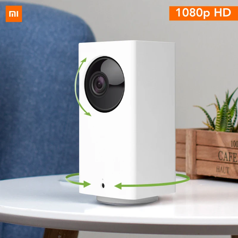 Vente Original Xiao mi mi jia caméra IP Dafang moniteur Intelligent 110 degrés 1080p HD sécurité intelligente WIFI Vision nocturne pour mi Home App