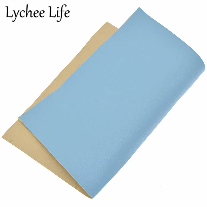 Lychee Life A4 кожаные патч-наклейки ткань красочные 29x21 см PU Ткань DIY домашнее шитье, ремонт аксессуары для одежды