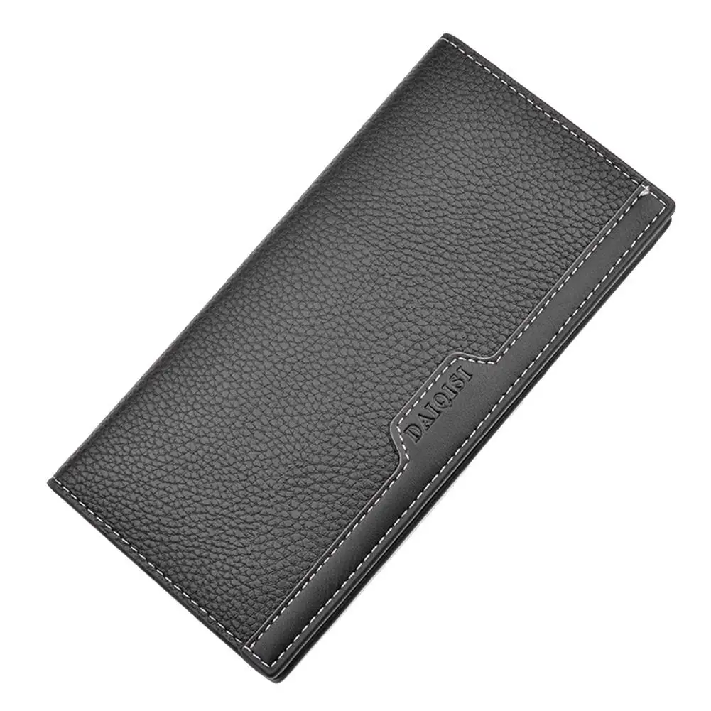 

Hot Men Casual Faux Leather Long Wallet Multi-slots Credit Card Holder Clutch Purse New Gift