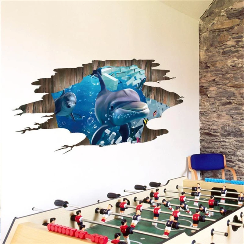 3D DIY Family Home Wall Sticker Removable Mural Decals Vinyl Art Room Waterproof Wear-resistant Creative Wall Stickers C0420#30 04