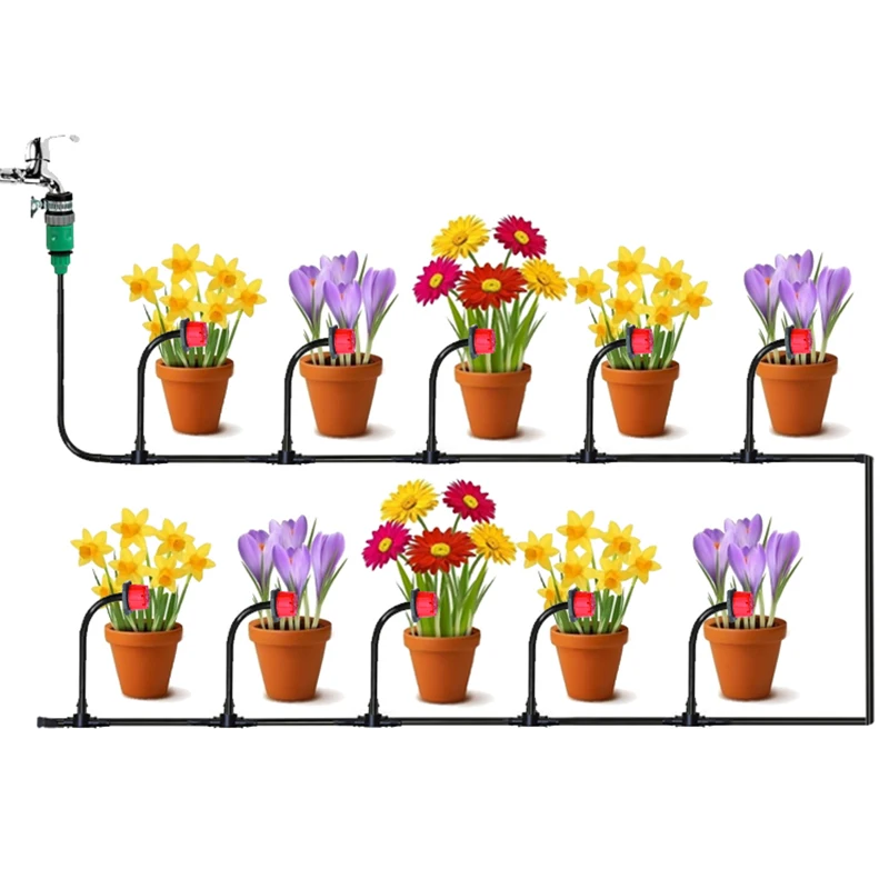 25m Automatic Watering Systems Greenhouses Garden System Drip