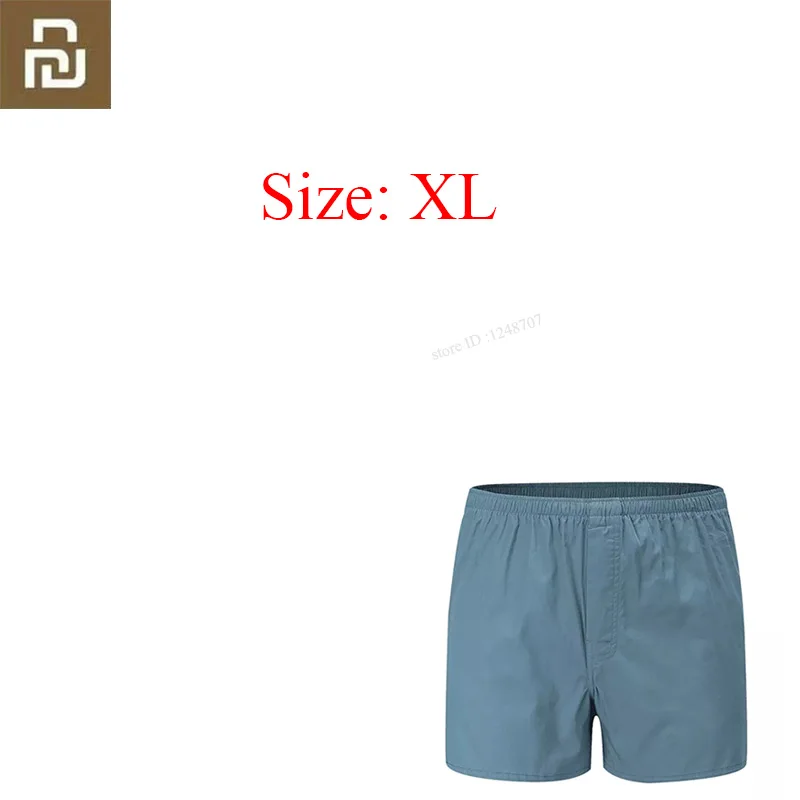Xiaomi Mijia, мужское нижнее белье, боксеры, свободные шорты, хлопковые Мягкие штаны с большими стрелками, нижнее белье, классические трусы-боксеры - Цвет: Type 3