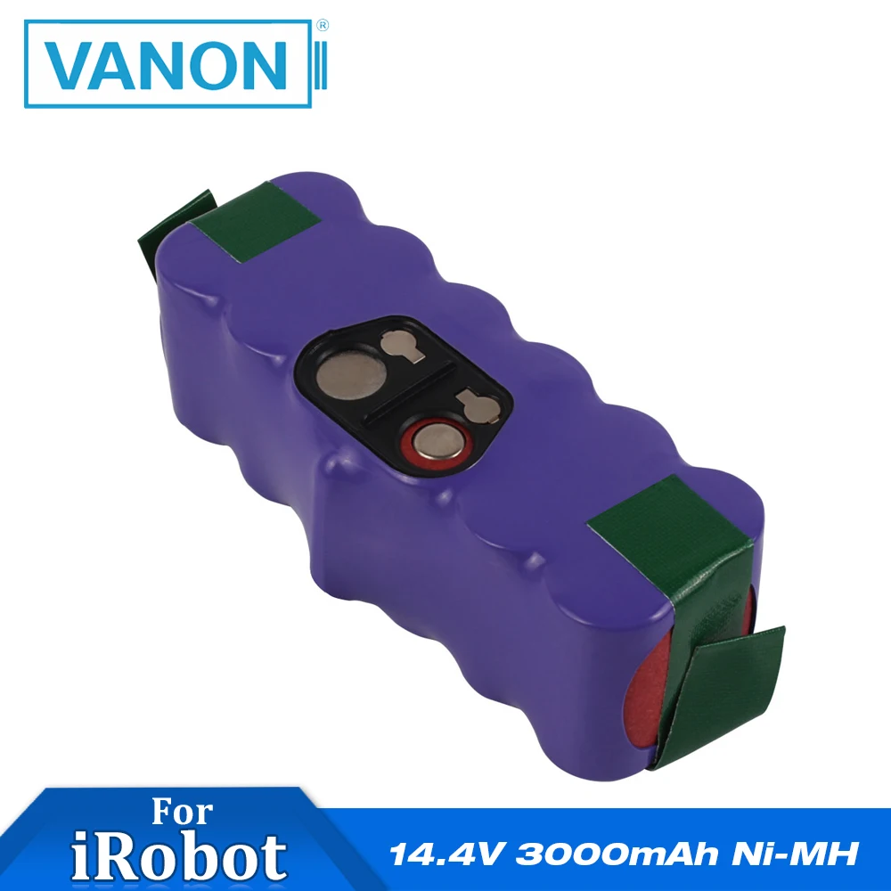 

VANON For iRobot ROOMBA500 14.4V 3000mAh Ni-MH Rechargeable Vacuum Cleaner Battery 3.0Ah for Roomba 530 630 700 540 550 780 880