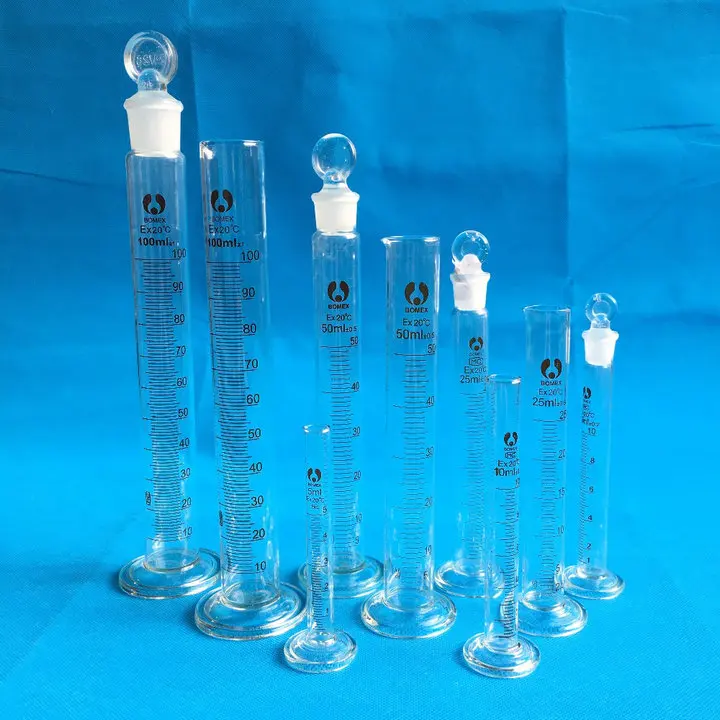 1 шт./лот 10 мл-2000 мл стеклянный измерительный цилиндр с заземляющим соединением для различных экспериментов
