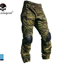 Мужские военные охотничьи БДУ штаны EMERSON Combat G3 тактические штаны с наколенниками мультикам Тропик EM9281