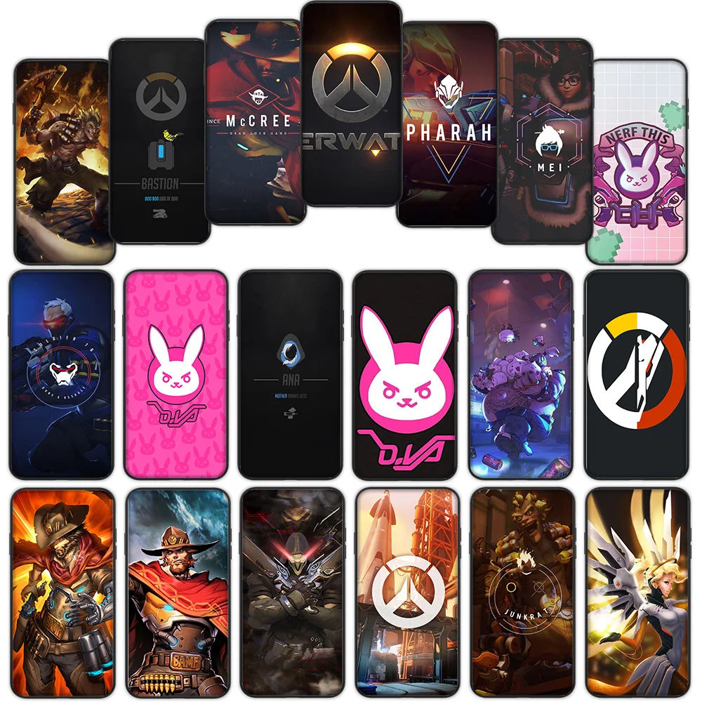 

Overwatch Game Soft Cover Case for Xiaomi Mi6 Mi9 Mi8 Lite SE A1 A2 Lite Pocophone F1 MAX 3
