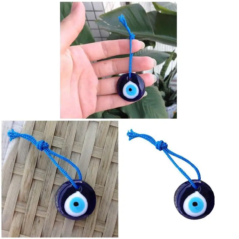 Lampwork verre turc evil eye Charm Pendentif Voiture Maison Amulette Turquie Ornement
