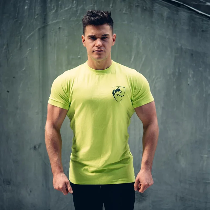 

Mens Compression Running Tight Shirts Cool Male Breathable Basketball Soccer Fitness Bottoming Quick Dry Sport Gym T-shirts