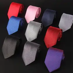 Фирменные галстуки полосатые галстуки для Для мужчин 8 см Ширина классический Helloween Для мужчин s платье бабочка в деловом стиле полиэстер