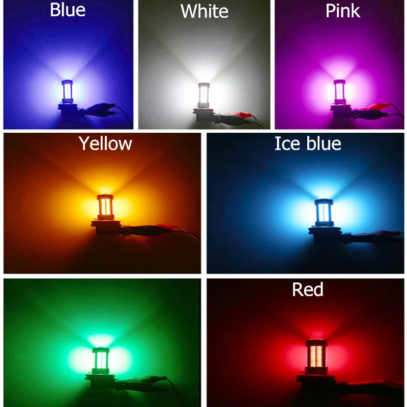 1 шт. H8 H11 светодиодная лампа HB4 Led HB3 9006 9005 противотуманные фары s 6000 лм K 12 в белая