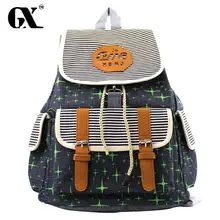 GX Nouvelle Arrivée Hologramme Étoile de Bande Dessinée Mignon Vintage Rouge Sac À Dos Fille Sac D’école Femmes Arc-En-Coloré Sac À Dos