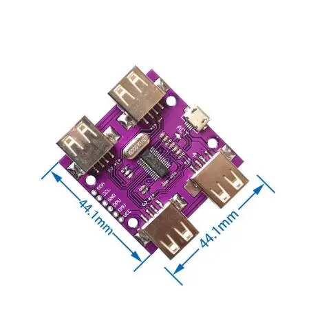 

CJMCU-204 USB 2.0 HUB 4-Port Controller Module High Speed DC 5V 500mA