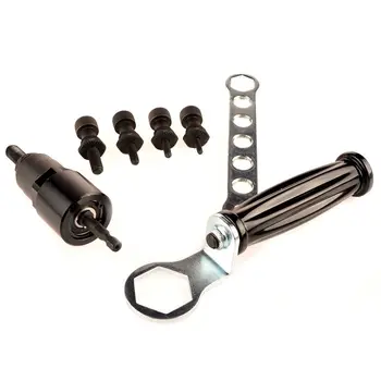 

MXITA Electrical Rivet Nut Gun M4 M5 M6 M8 M10 Cordless Nut Riveter Drill Adapter Rivet Nut Tool Electrical Nut Riveter