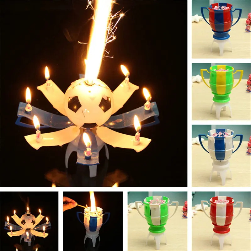 Buy 8 Light Musical Candle Happy Birthday Party Cake Candle Musical Romantic