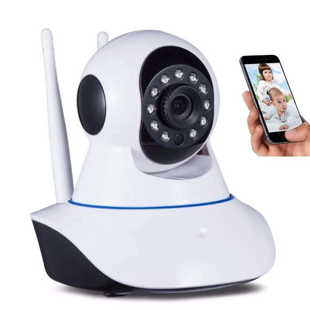 HD 720P Wireless Wifi IP Camera IR Night Vision Onvif P2P Security Camera Audio Recording IP Wifi Camera Support TF Card PTZ wanscam hw0030 1 p2p pnp 2way audio wireless wifi webcam pan tilt ir night vision security ip camera support tf card recording