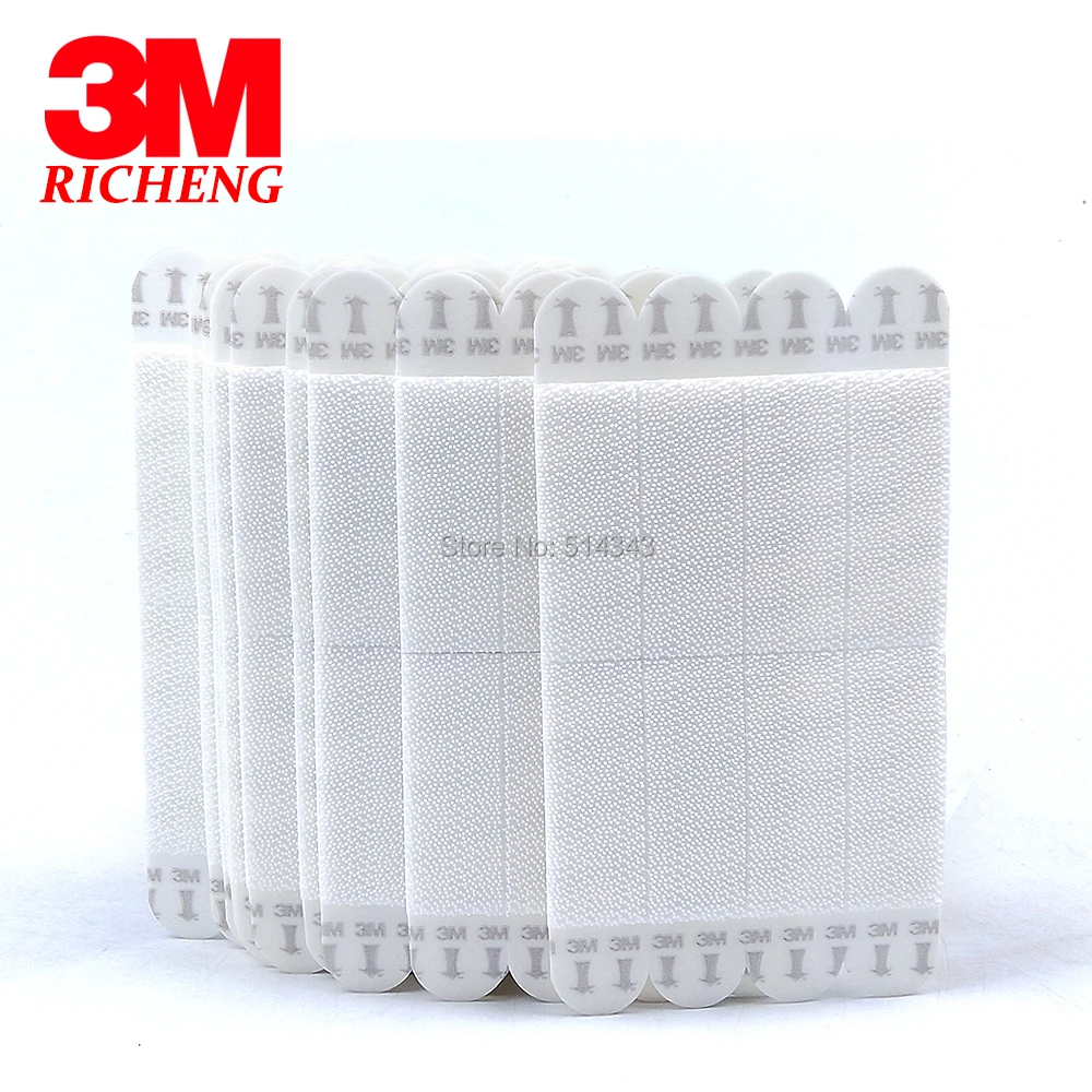 

60pcs Large 3M Command Picture Hanging Strips Command Inter Locking Faster for Home Decor