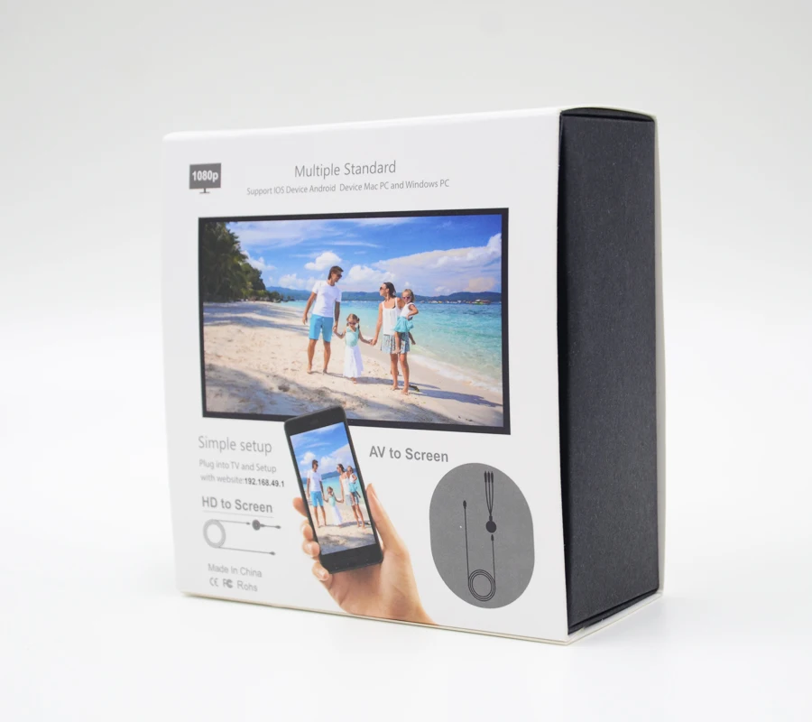 

1080P Full HD OTA TV Stick Dongle Better Than Chromecast EasyCast HDMI AV WiFi Display Receiver DLNA Airplay Q1 Mirroring Dongle