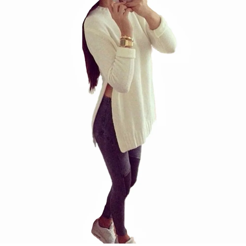 Talla grande vestido suéter sexy para mujer, nueva moda