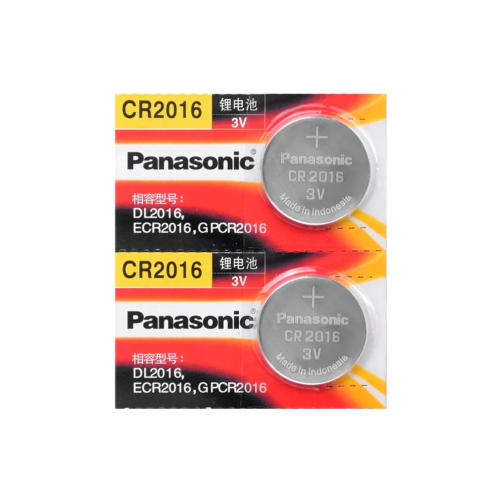 2 шт. PANASONIC cr2016 BR2016 DL2016 LM2016 KCR2016 ECR2016 3 в Кнопка батарея монета батарея для дистанционного управления игрушки