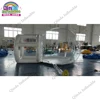 Transparent PVC Inflatable Dome Camping Tent 3m Inflatable Bubble Lodge Tent With 2m Trance Frame Tube 5